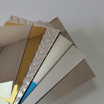 kwaliteit  BA HL 304 Stainless Steel Plate 1000mm-6000mm Length ±0.02mm Tolerance fabriek