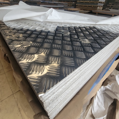 Direct groothandel Goedkwaliteit gecheckerde embossed aluminium plaat voor wagenvloer